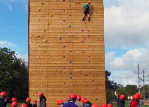 Climbing and abseiling at Woodlands Adventure