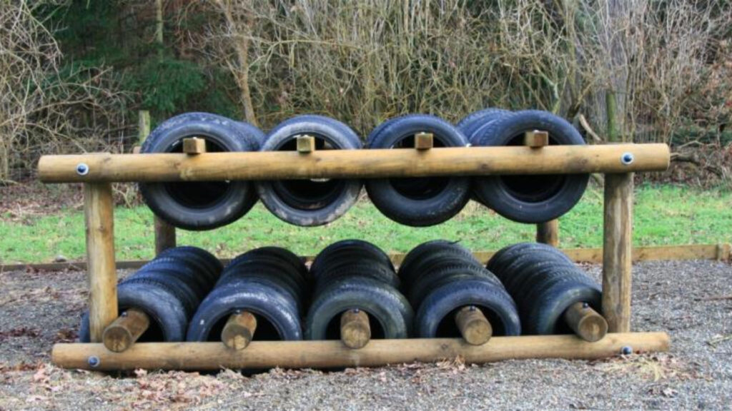 Woodlands Adventure's new tyre wash will make our assault course even more fun and challenging